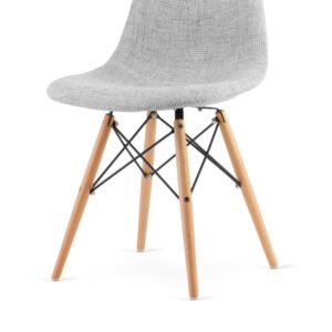 Gray Cotton Fit Chair - Image 4