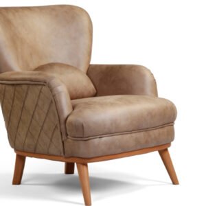 Hygge Leather Armchair - Image 2