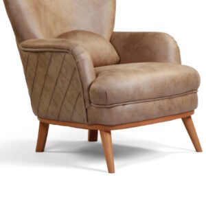 Hygge Leather Armchair - Image 3