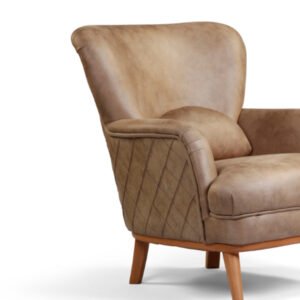 Hygge Leather Armchair - Image 4